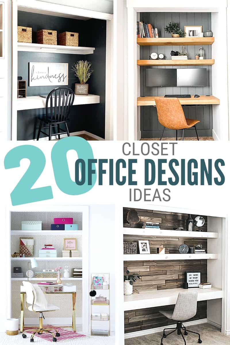 20 Closet Office Design Ideas The Crafty Blog Stalker