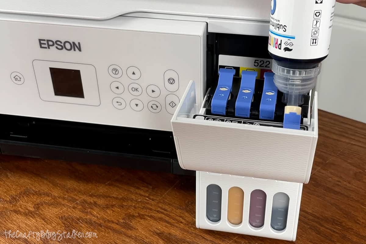 Epson ET-2720 SUBLIMATION PRINTER. EASY SETUP using Printer's Jack