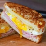 ham egg cheese grilled sandwich 10