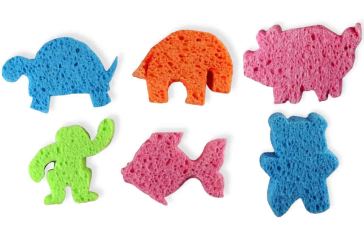 Title image for How to Make Fun Animal Shape Sponges.