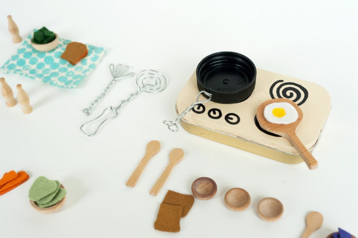 Miniature Kitchen Play Set.