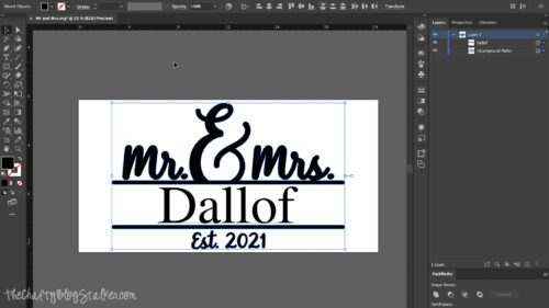 création de design dans Adobe Illustrator