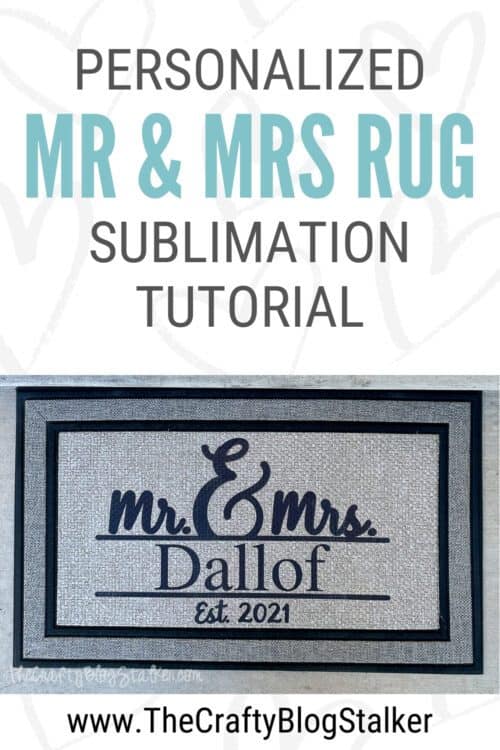 image de titre pour Comment faire un tapis de porte d'entrée personnalisé avec sublimation