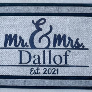 sublimation de tapis de porte d'entrée personnalisé 17