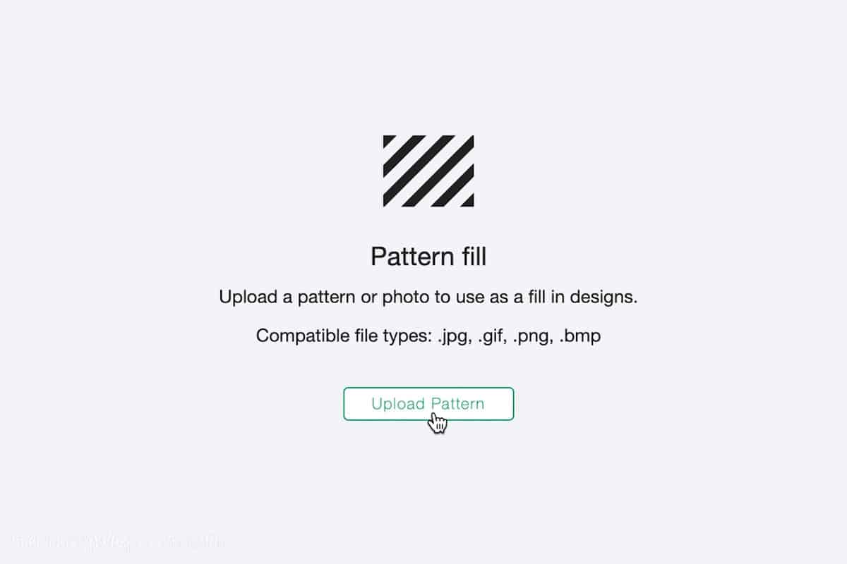 pattern fill - upload pattern
