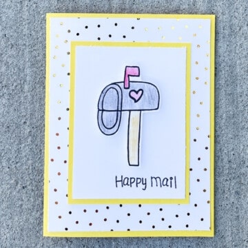 happy mail handmade card 23