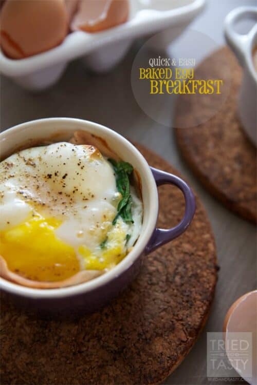 baked egg breakfast