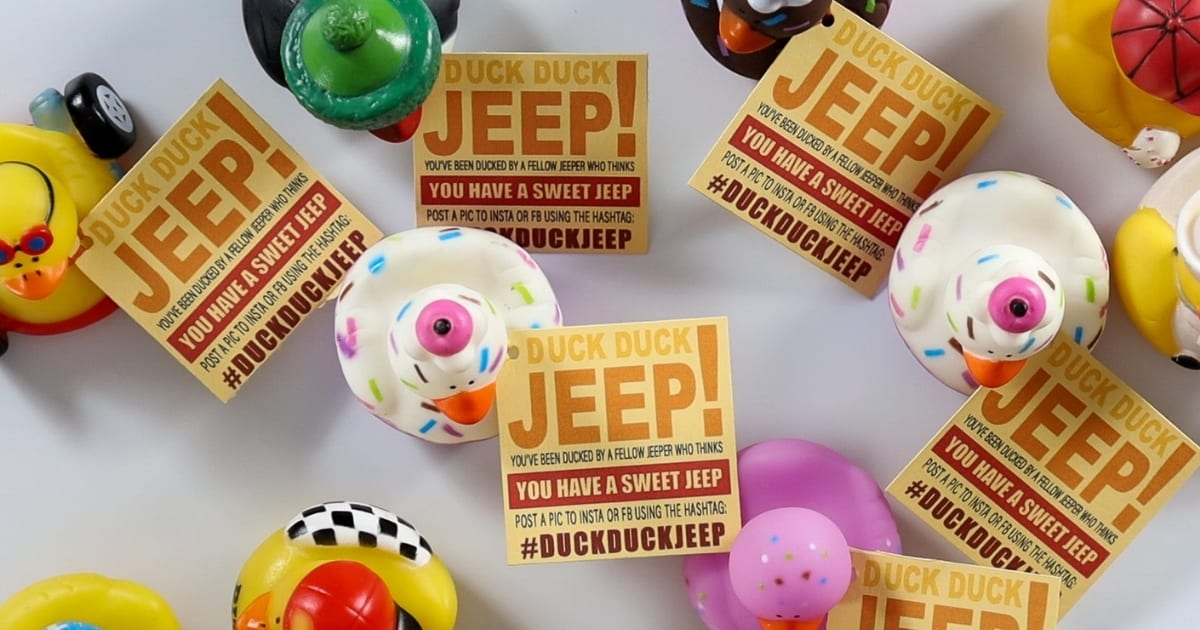 How to Make Duck Duck Jeep Printable Tags - The Crafty Blog Stalker