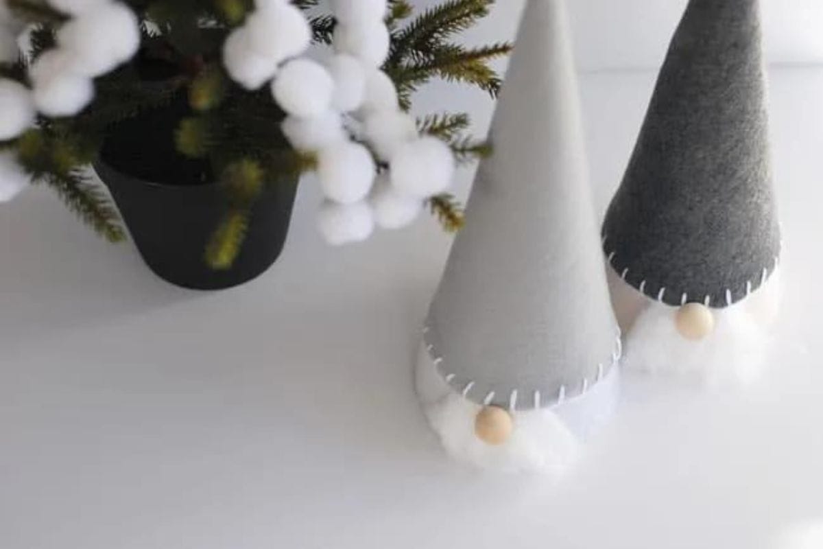 Nordic Felted Christmas Gnomes.