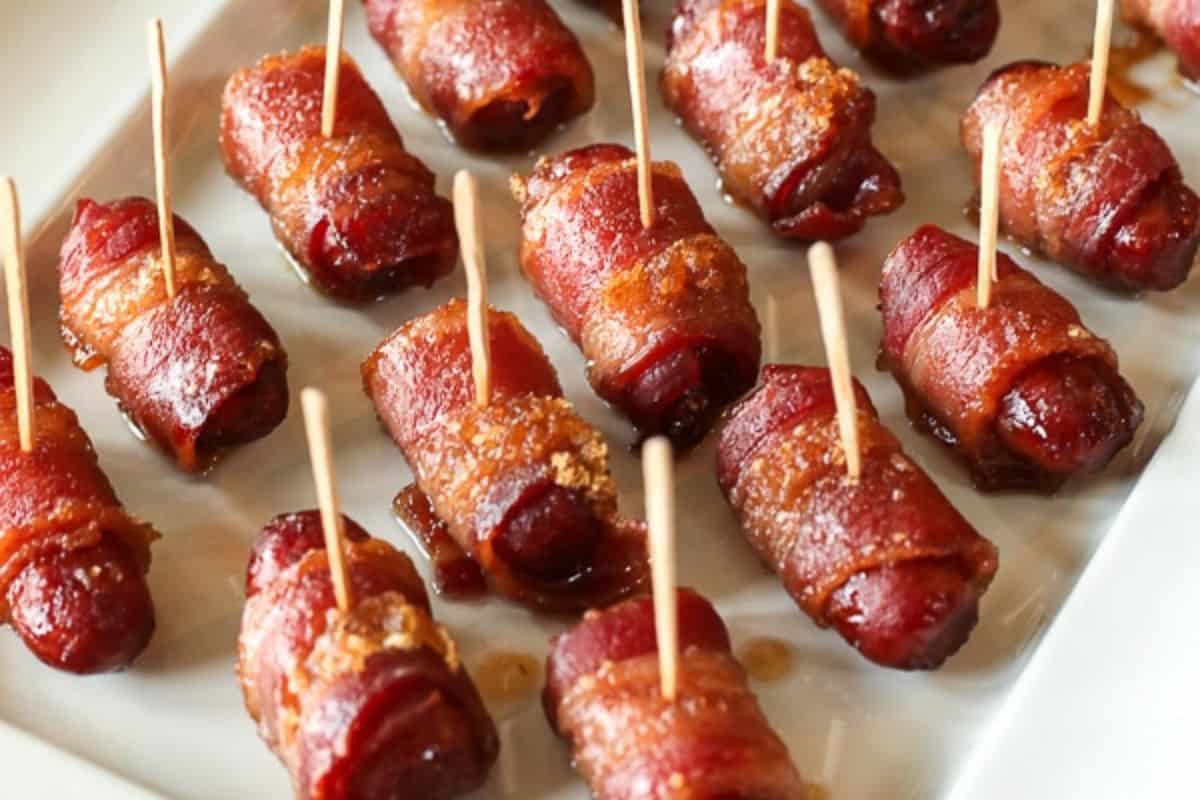 Bacon Wrapped Little Smokies.