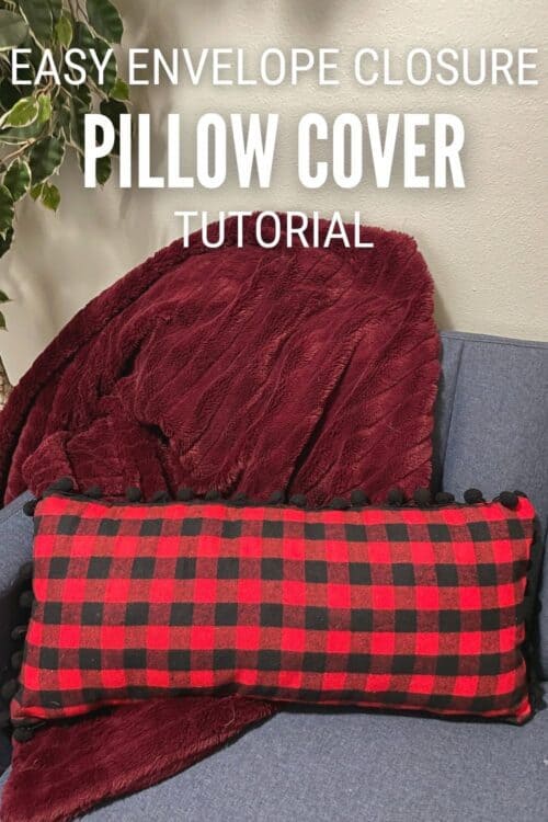 title image for How to Make a Pillow Cover with Envelope Closure