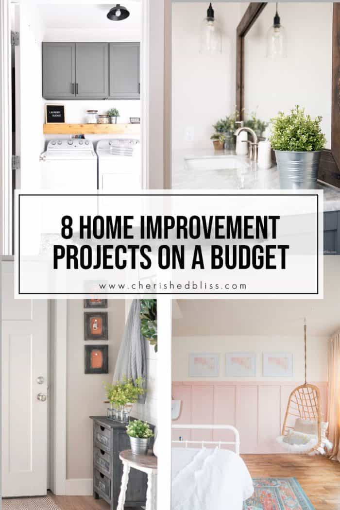 8 Home Improvement Projects on a Budget that you can actually do! 