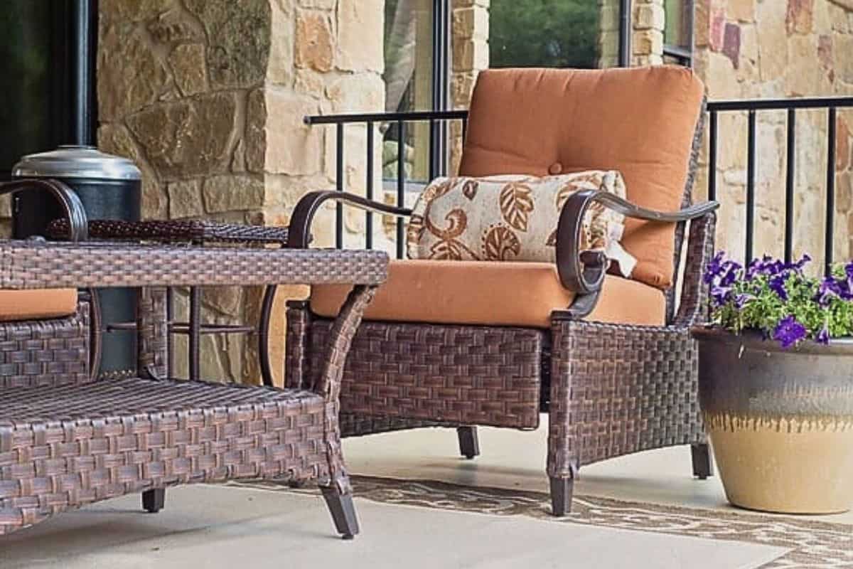 Clean Outdoor Upholstered Furniture.