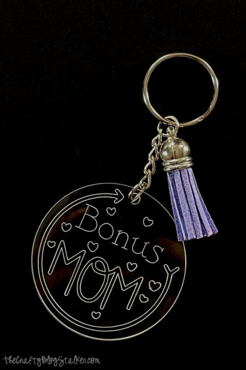 bonus mom keychain