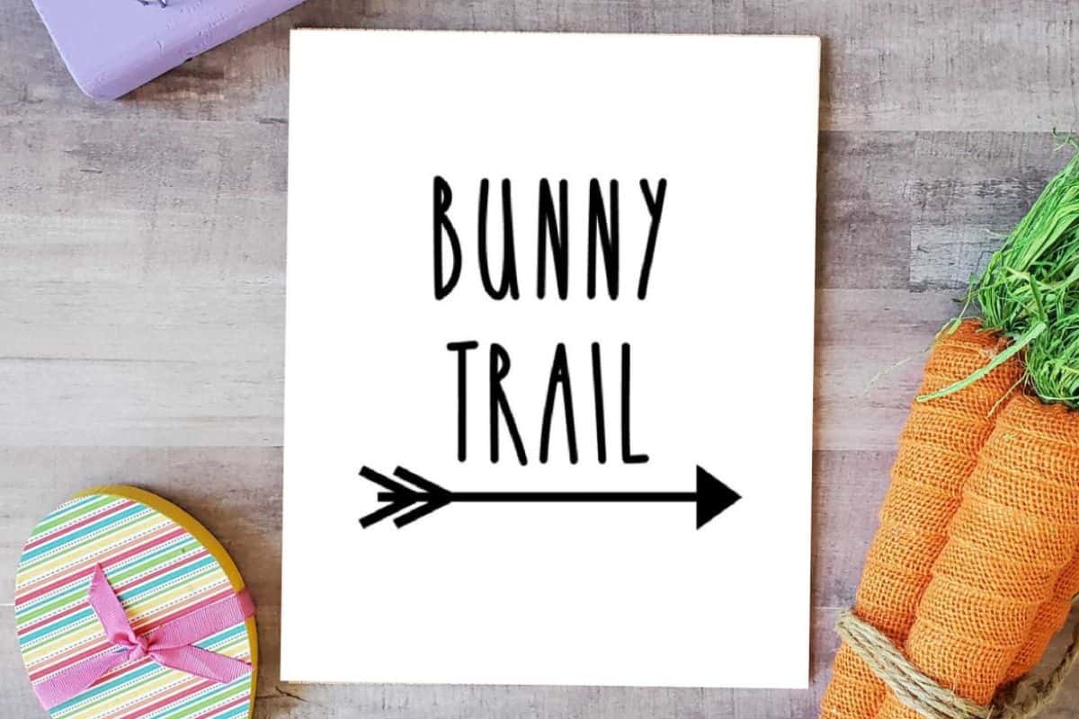 bunny trail svg title