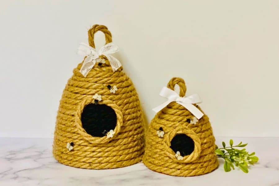 Rope Beehive Decoration.