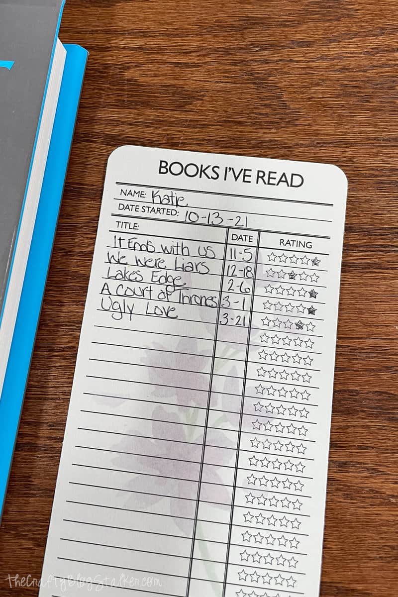 Free Printable Bookmark PDF - The Crafty Blog Stalker