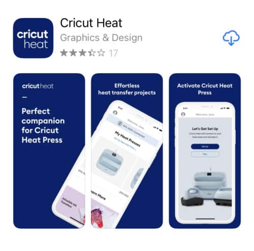 Application Cricut Heat