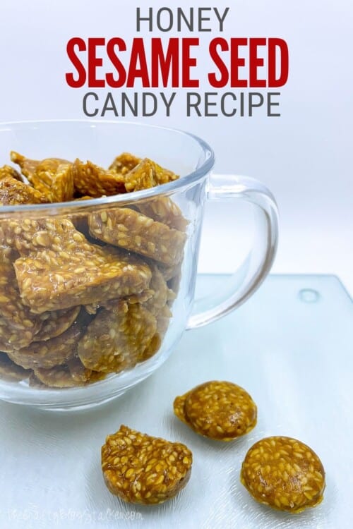 title image for How to Make Honey Sesame Seed Candy with a Step-by-Step Video