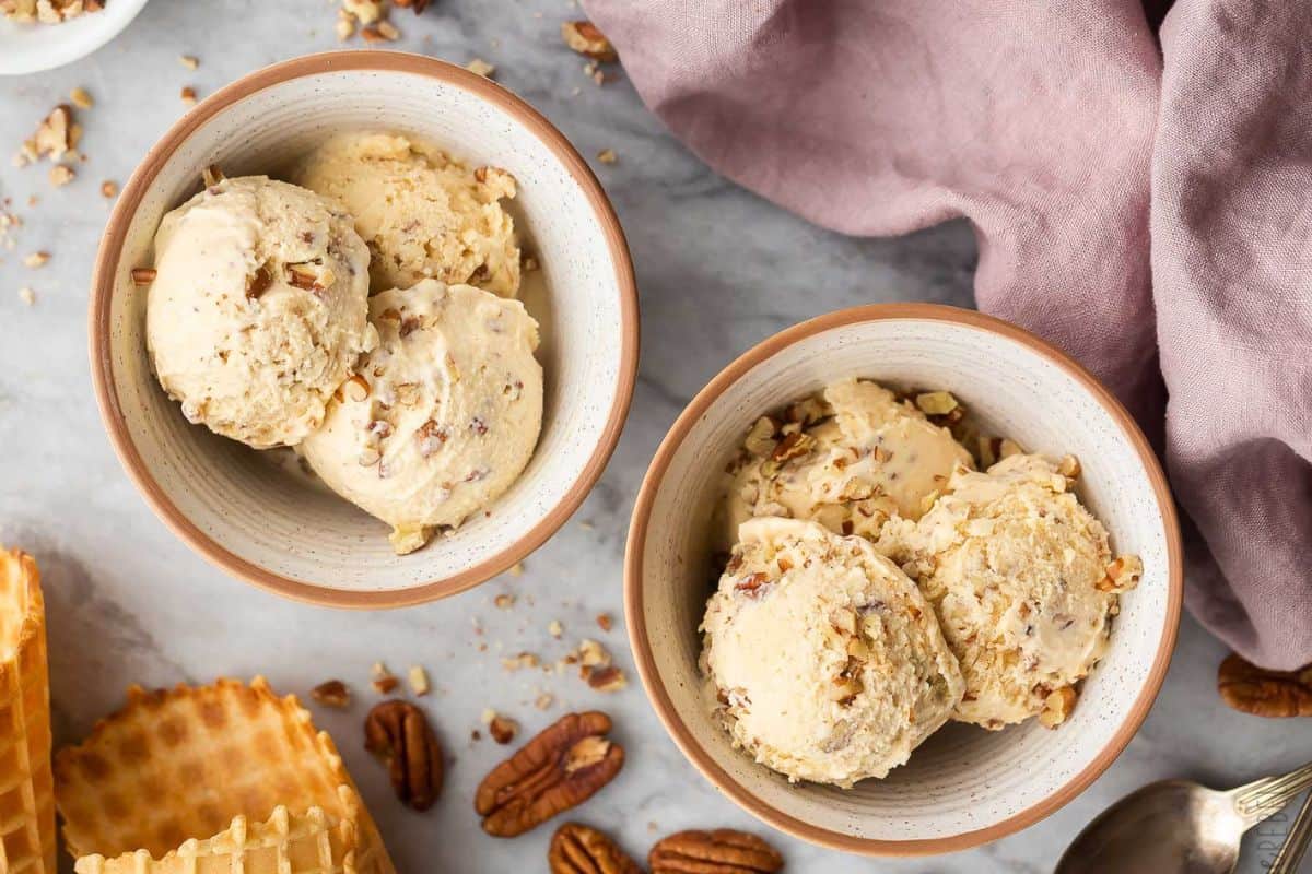 Homemade Vanilla Ice Cream (frozen custard) - The Recipe Rebel