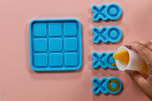 3D Silicone Resin Mould Tic Tac Toe SMTTT00 - Oytra