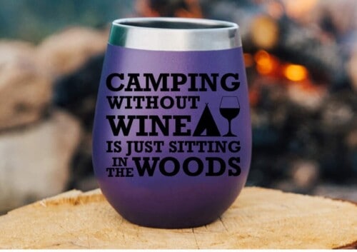 camping without wine svg file