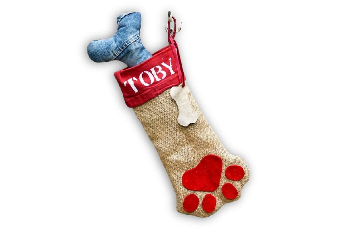 Free DIY Dog Christmas Stocking Pattern: Make a Paw Stocking with a Personal Touch!