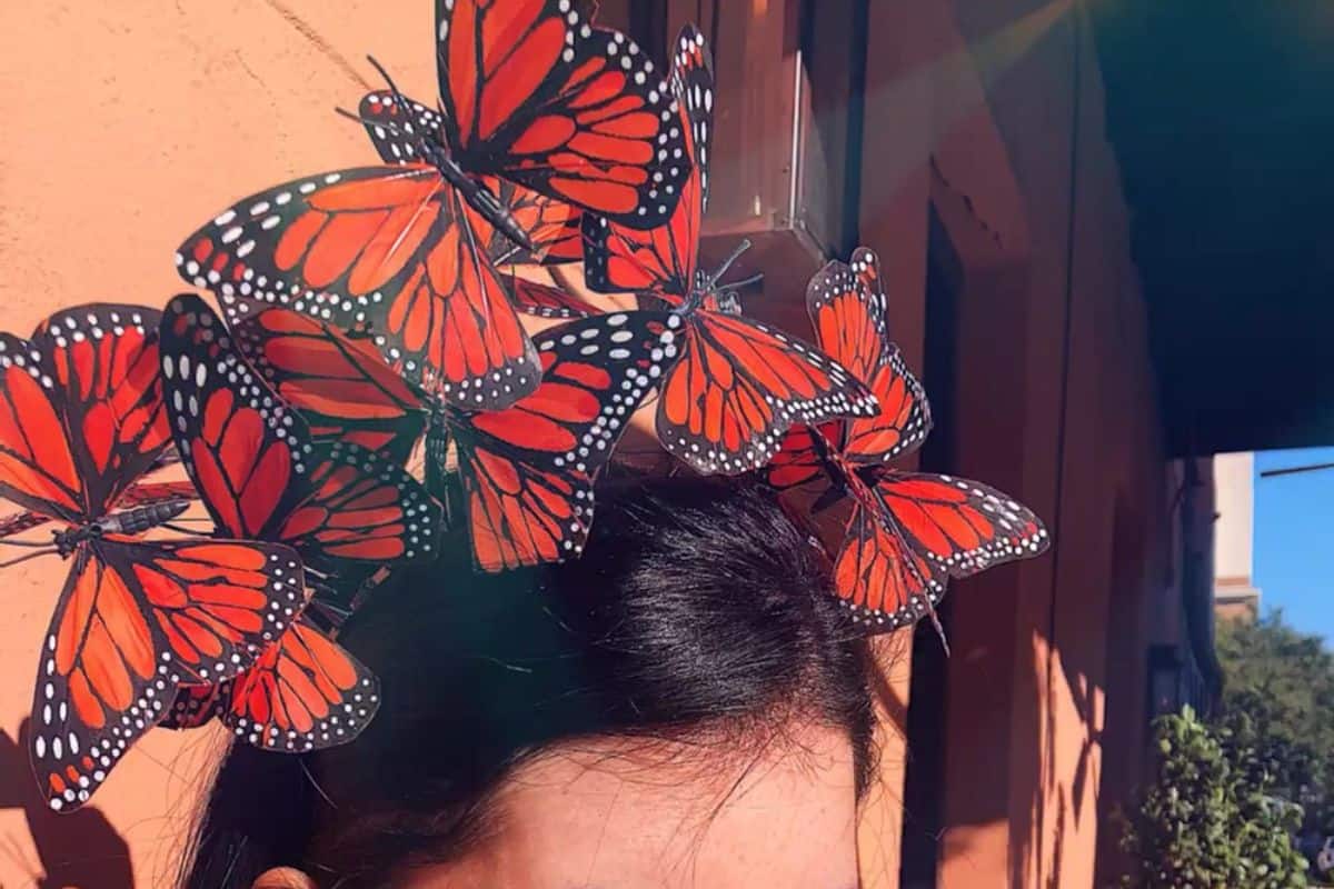 DIY Butterfly Fascinator Headband.