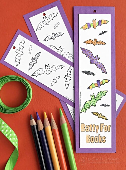 Cute Free Printable Bookmarks to Color and Craft - Carla Schauer