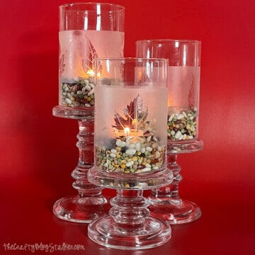 fall candle centerpiece 12