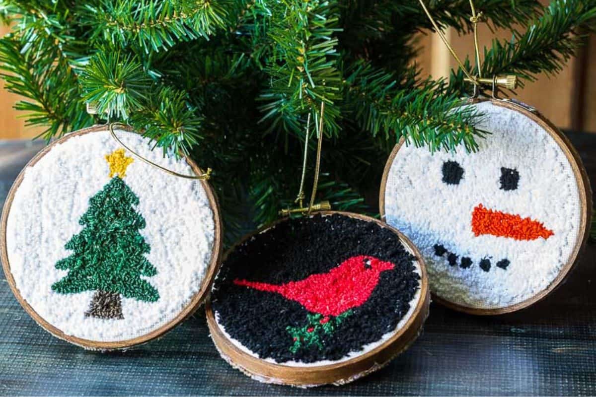 Punch Ornaments.