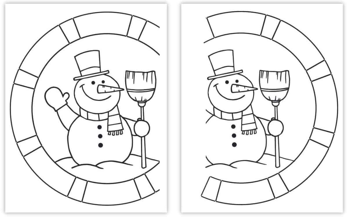 Snowman window hanger pattern printable.