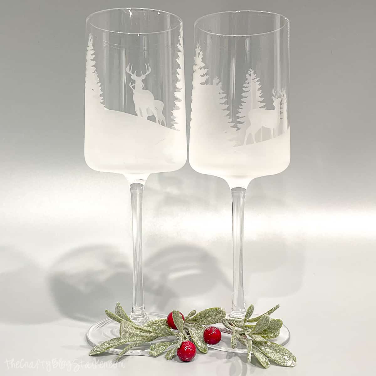 How to Etch Wine Glasses with Etchall Creme - Crafty Blog Stalker