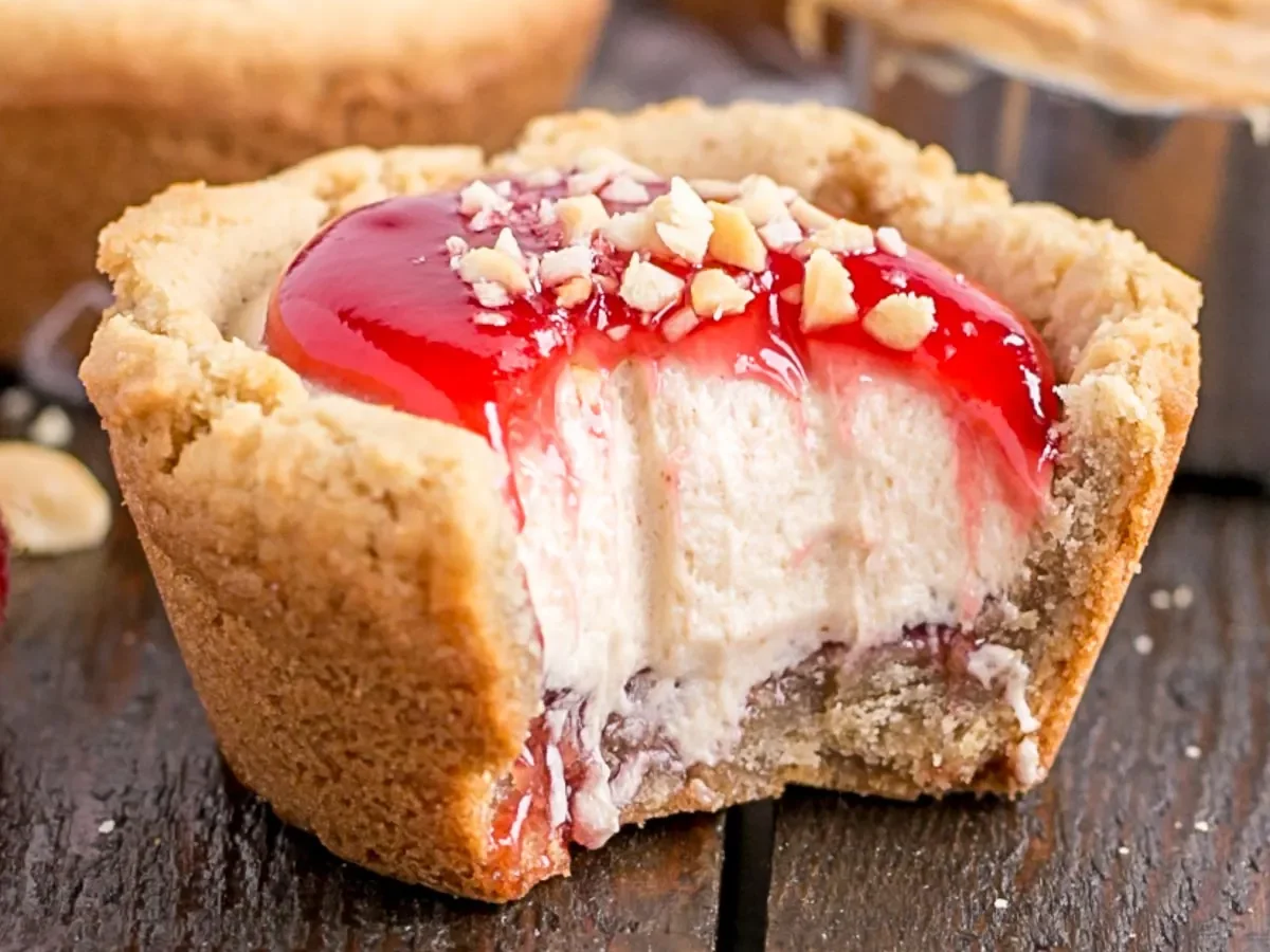 peanut butter jelly cookie cups 