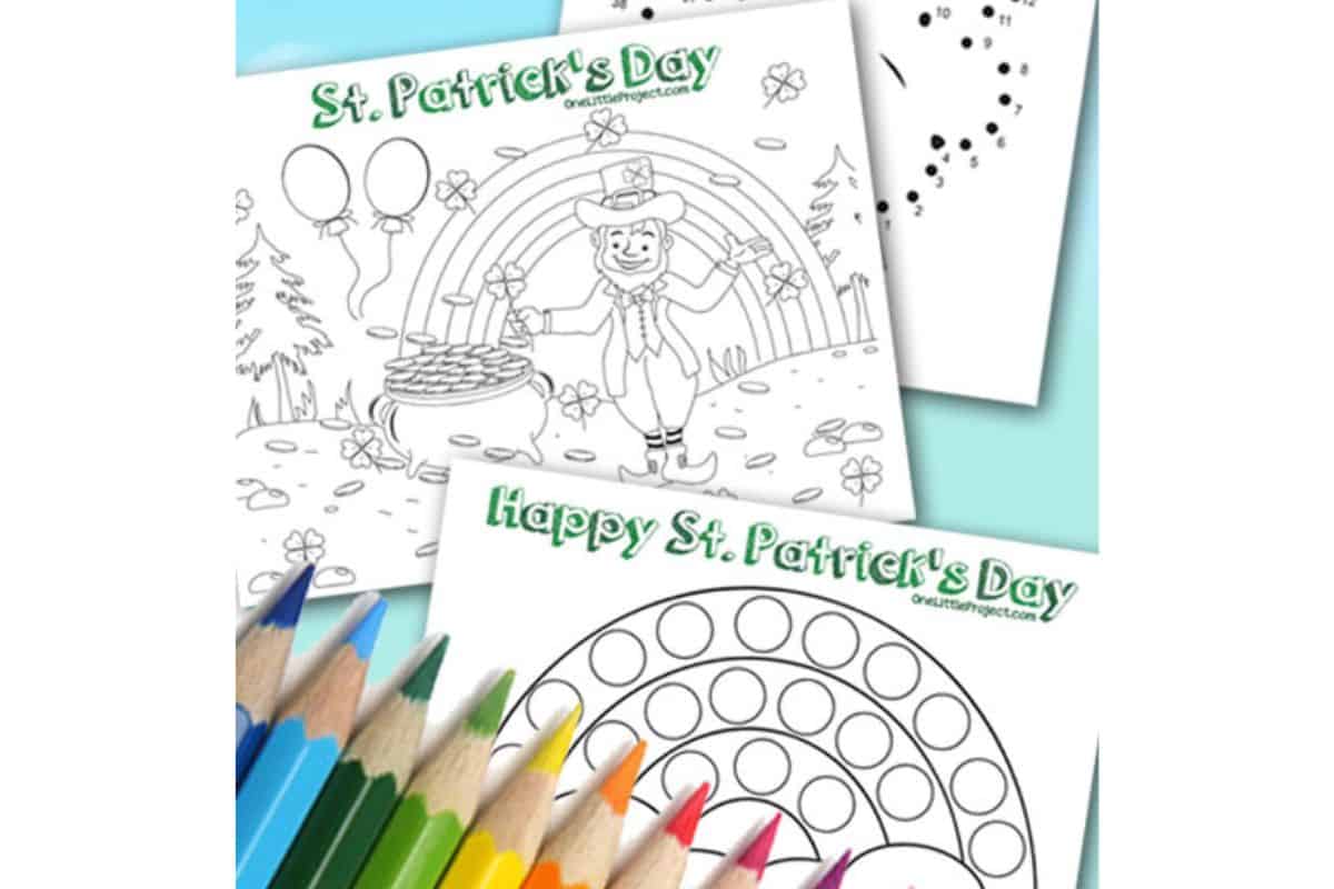 St. Patrick’s Day Kids’ Activity Pages.
