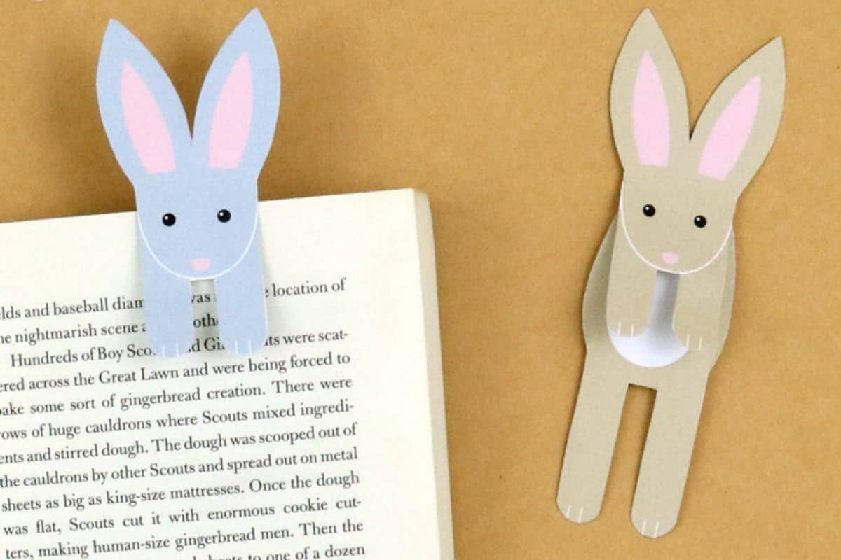 Bunny bookmark.