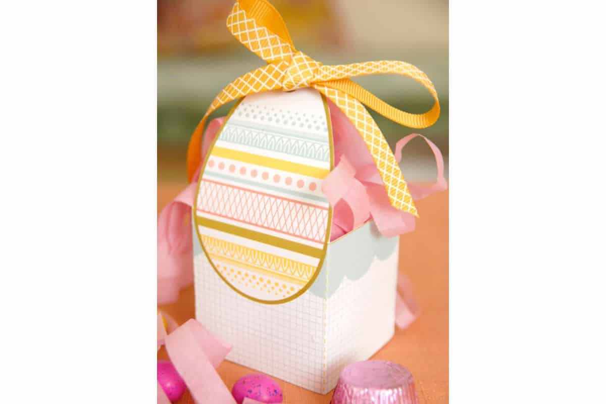 Easter Egg Basket.
