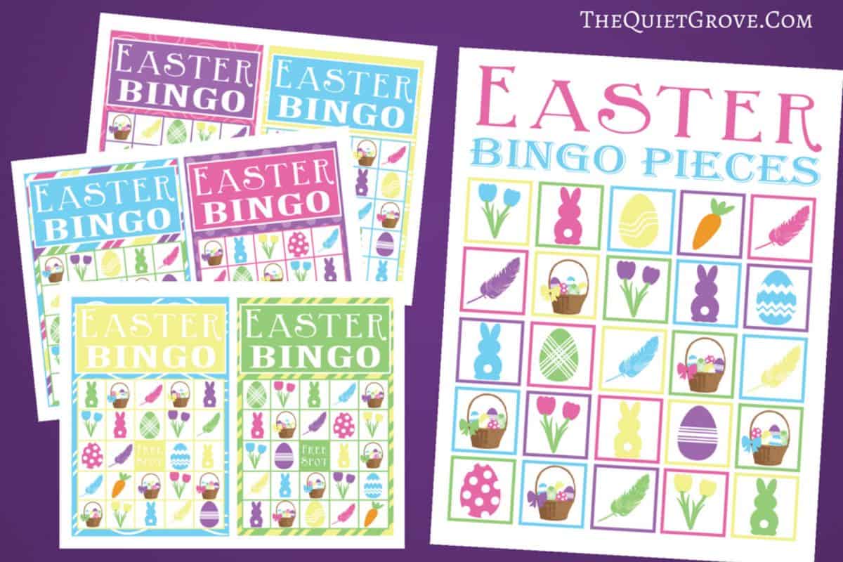 Printable Easter Bingo Game.
