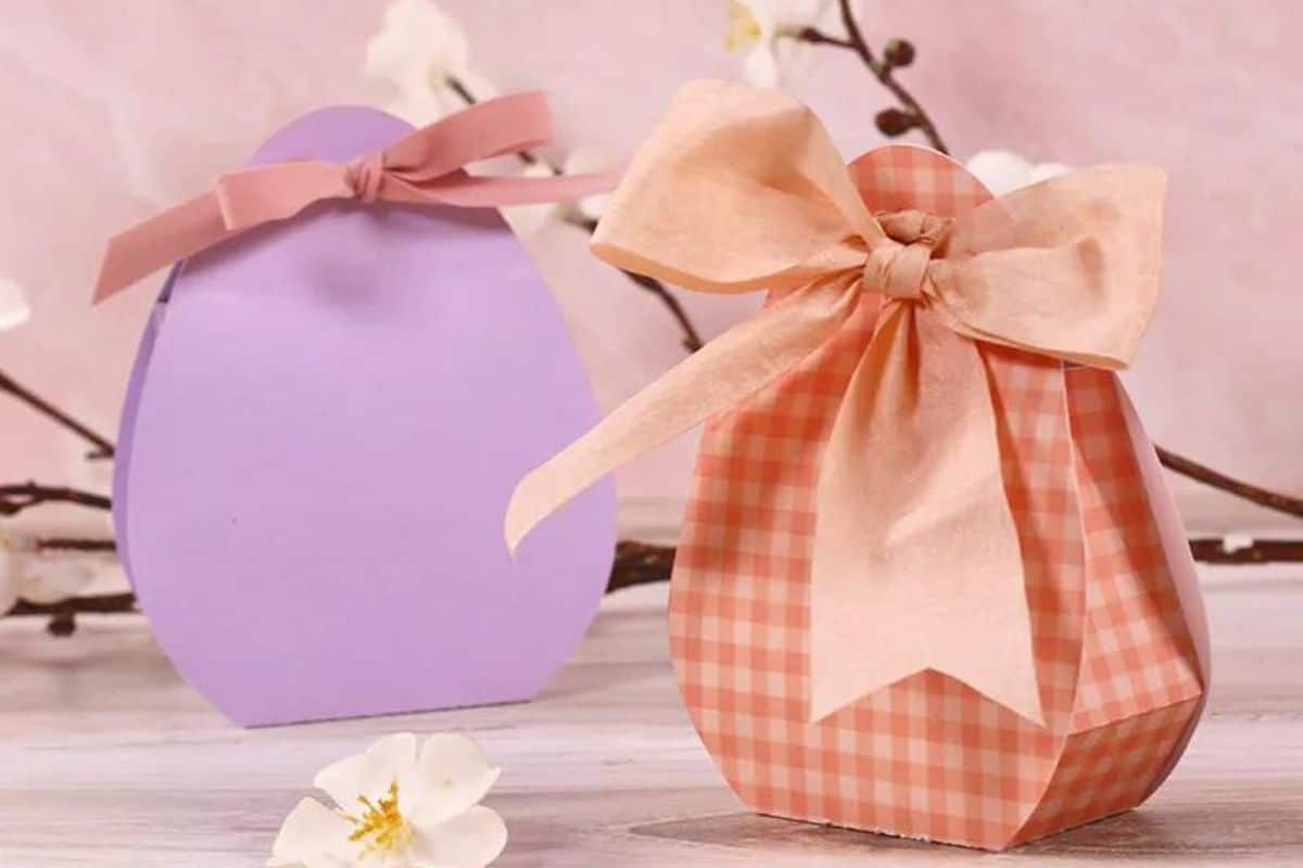 make your own paper easter egg box
