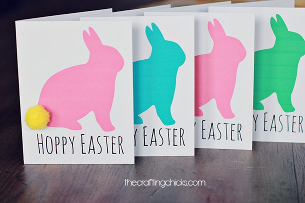 Hoppy Easter Greeting Card.
