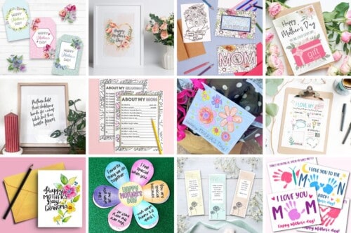 50 Mother's Day Printables for Kids to Give Their Mom - The Crafty Blog ...