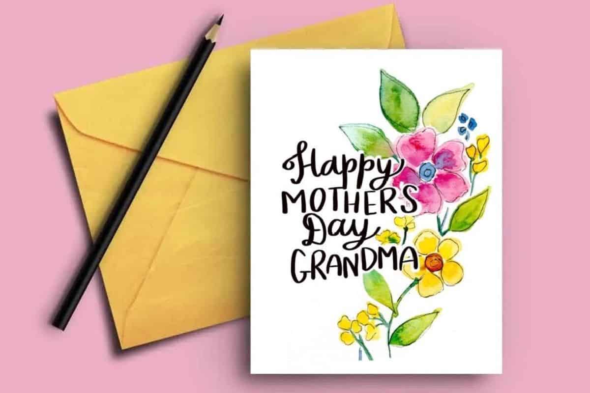 Happy Mother's Day Grandma Card.