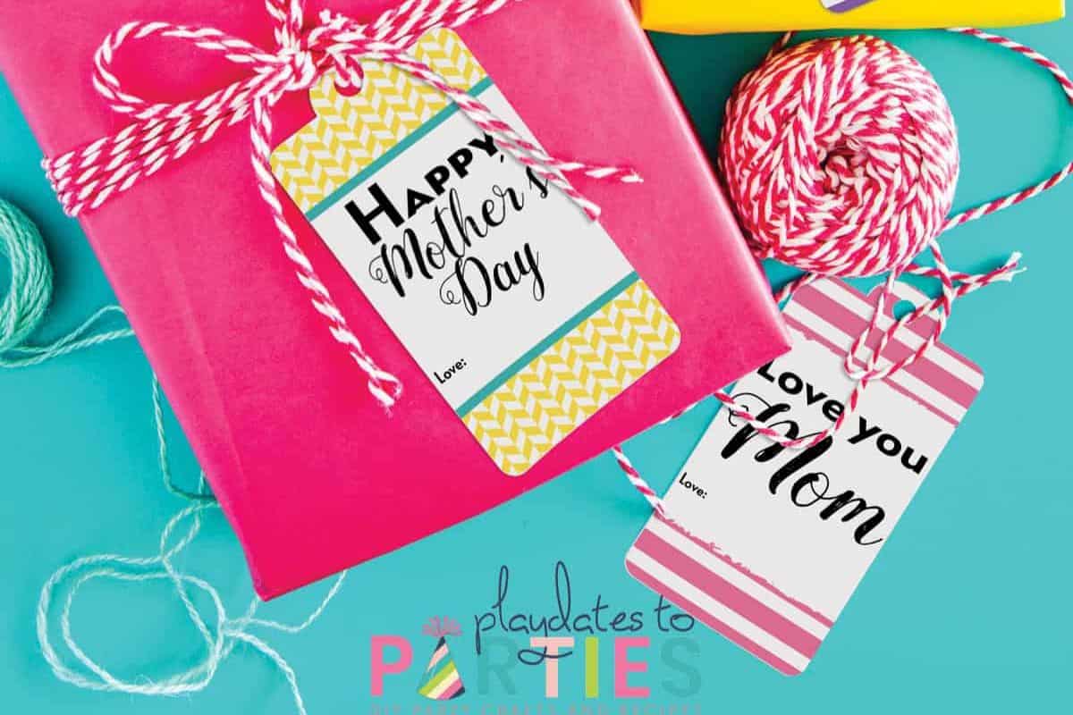 Printable Mother's Day Gift Tags.