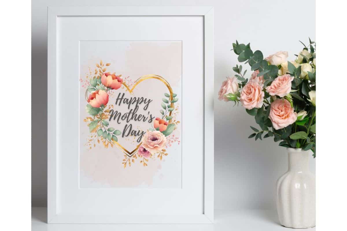 Happy Mother's Day Printable Sign.