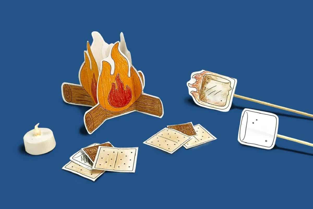 Build a Paper Campfire.