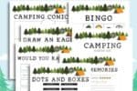 41 Free Camping Printables and Activities - The Crafty Blog Stalker