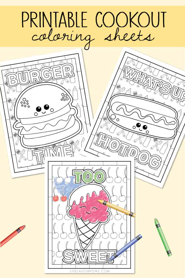 Summer Coloring Pages for the Kiddos.