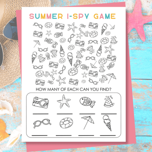 Summer I-Spy Game.