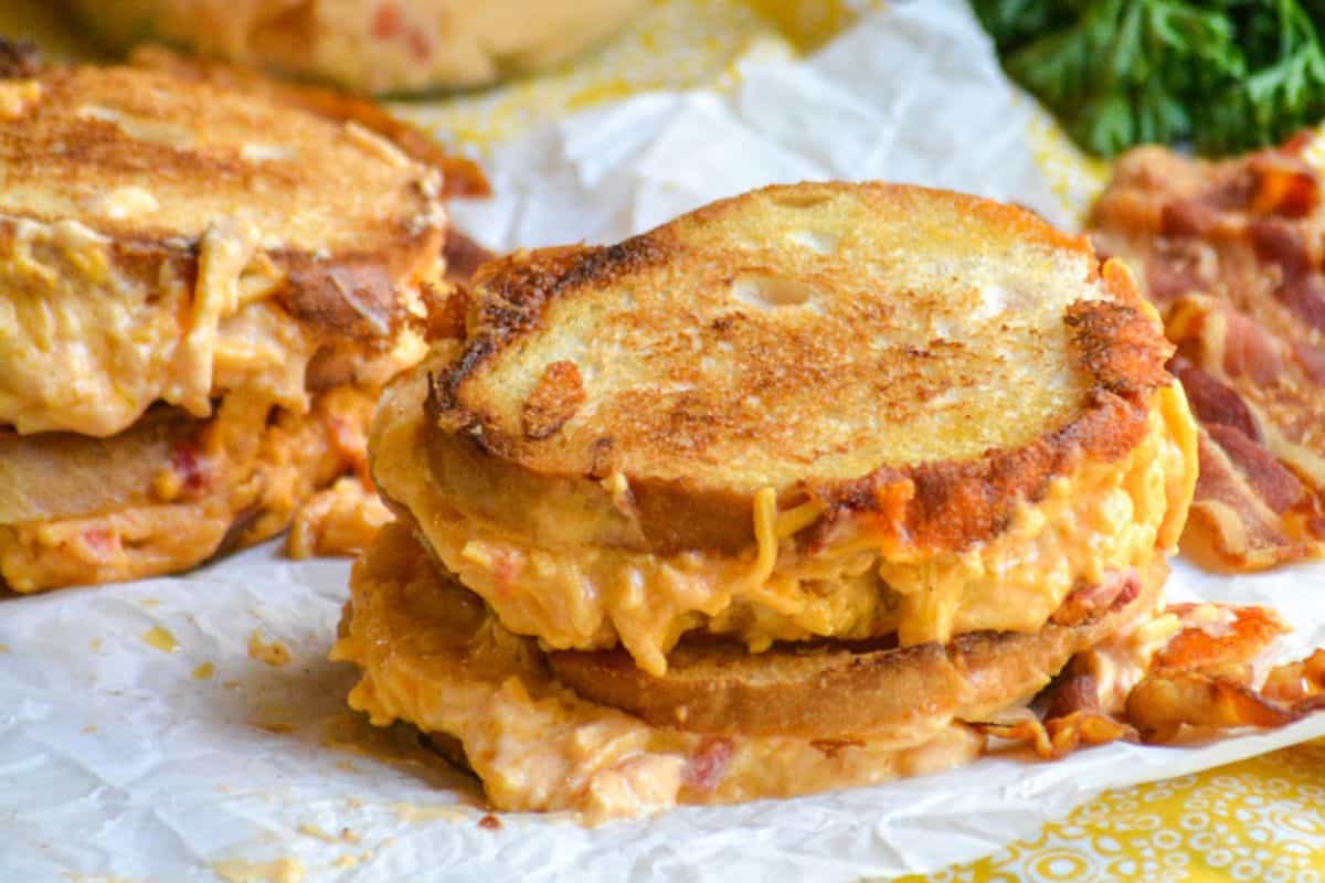 Grilled Pimento Cheese Sandwich.