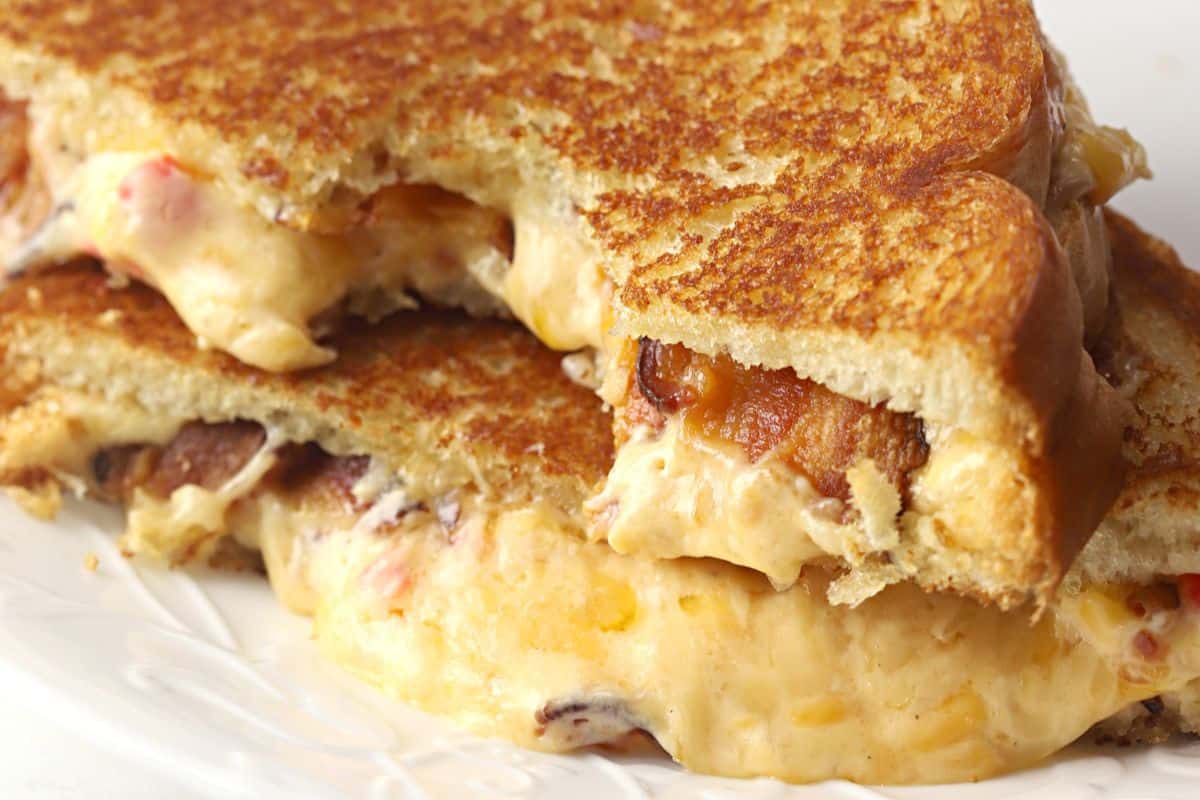 Bacon Pimento Grilled Cheese.